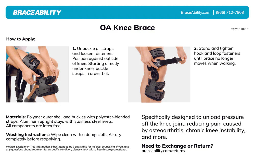 Skanto | Osteoarthritis relieving knee brace – Medial and lateral support for pain relief in bone-on-bone arthritis