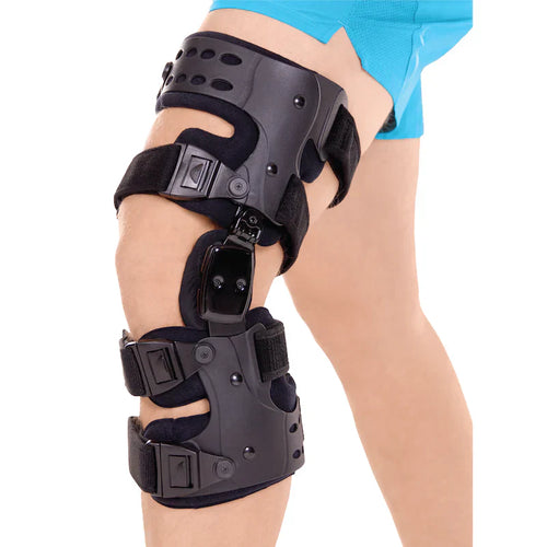 Skanto | Nedsatt osteoarthritis kneortose | Medial og lateral støtte for lettelse av bein-mot-bein artrose, justerbar størrelse for forbedret komfort