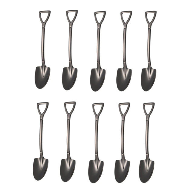 10PCS Kaffeeskje Spade Dessertskje Teskje Omrøring Skje | Skanto