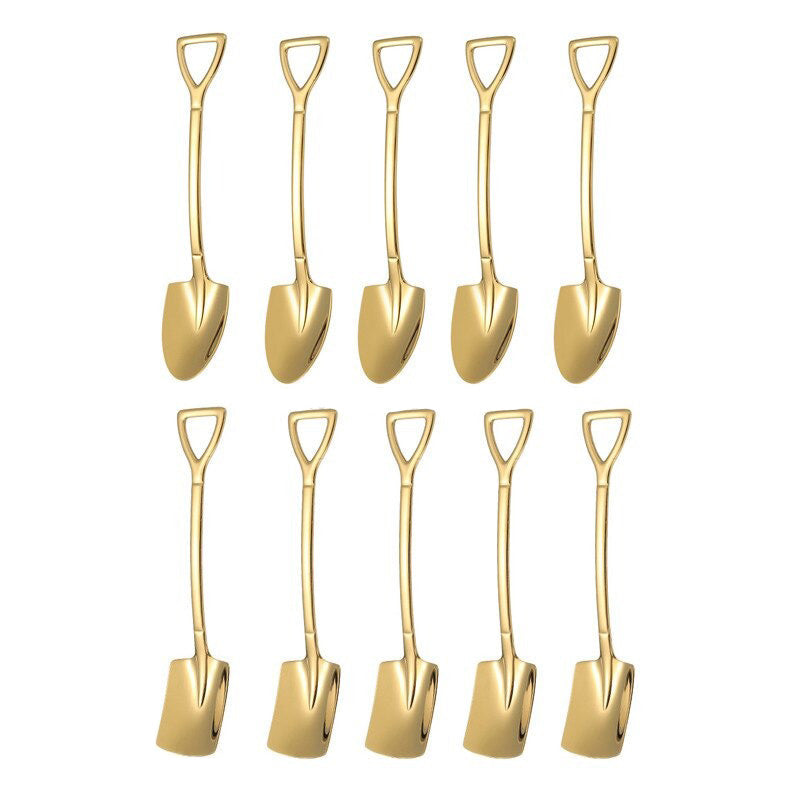 10PCS Kaffeeskje Spade Dessertskje Teskje Omrøring Skje | Skanto