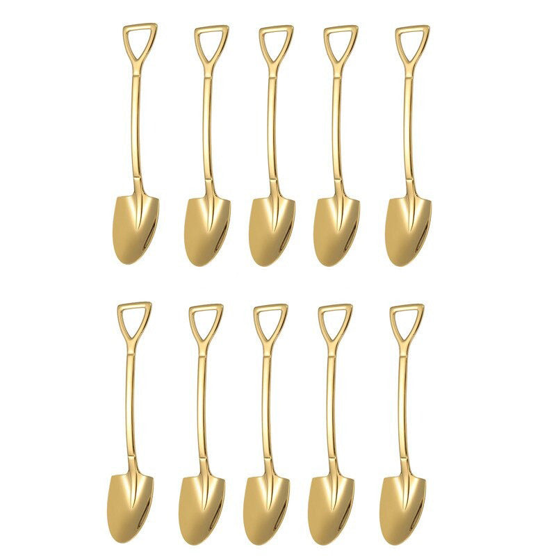 10PCS Kaffeeskje Spade Dessertskje Teskje Omrøring Skje | Skanto