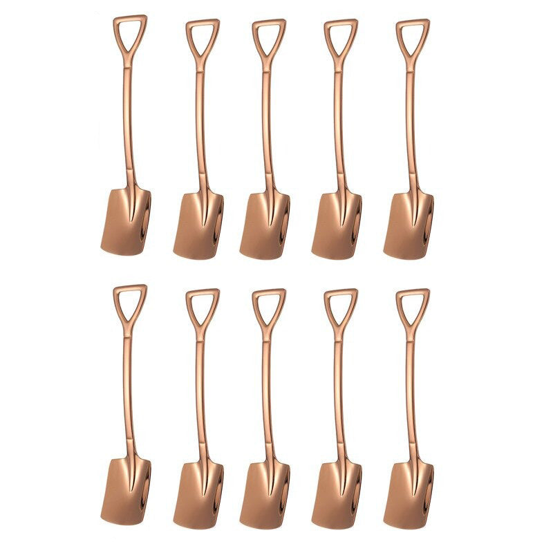 10PCS Kaffeeskje Spade Dessertskje Teskje Omrøring Skje | Skanto