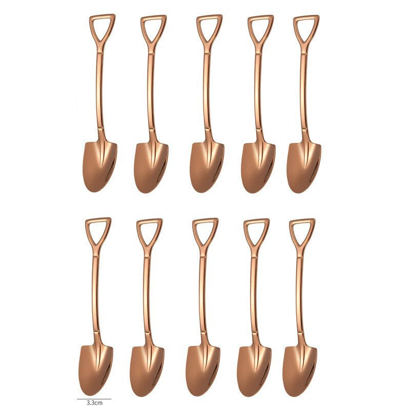 10PCS Kaffeeskje Spade Dessertskje Teskje Omrøring Skje | Skanto