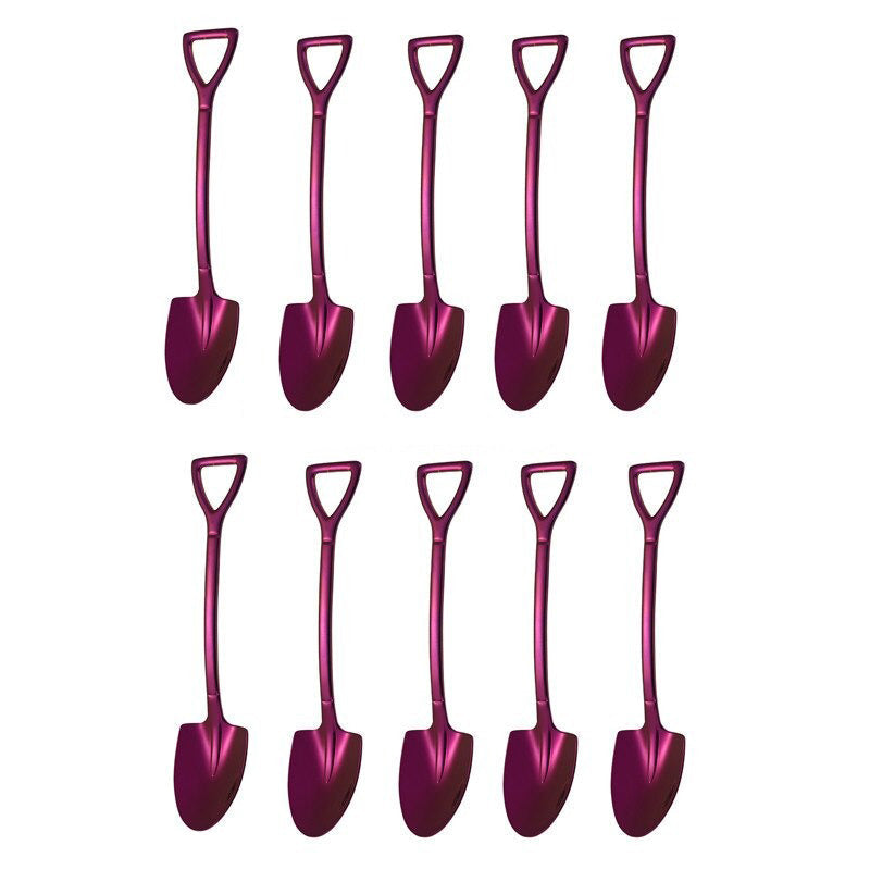 10PCS Kaffeeskje Spade Dessertskje Teskje Omrøring Skje | Skanto