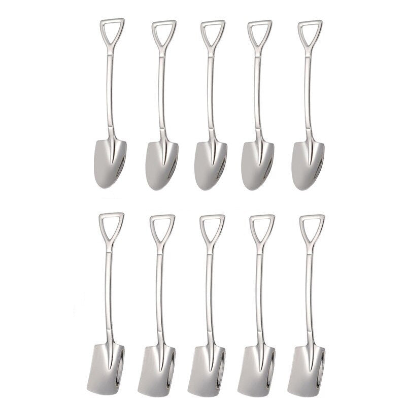 10PCS Kaffeeskje Spade Dessertskje Teskje Omrøring Skje | Skanto