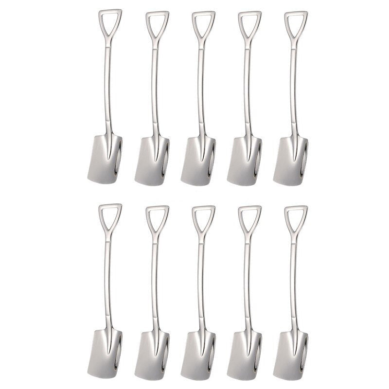 10PCS Kaffeeskje Spade Dessertskje Teskje Omrøring Skje | Skanto