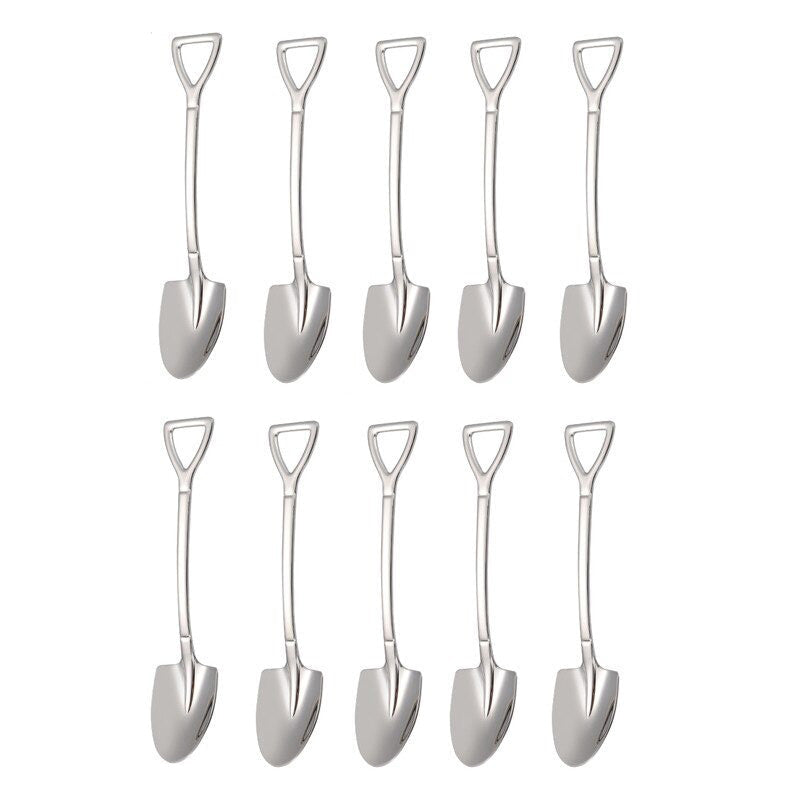 10PCS Kaffeeskje Spade Dessertskje Teskje Omrøring Skje | Skanto