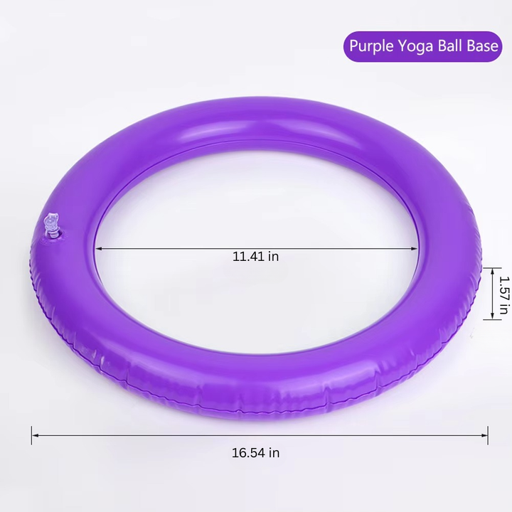 Skanto | Ikke Gli PVC Yoga Ball Base for Stabilitet og Balansetrening