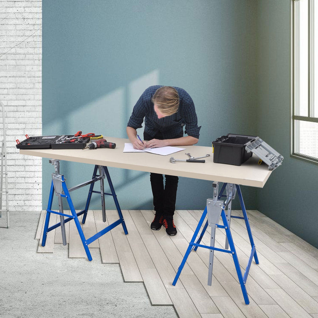 2x Stillstandere Folding Stands 7-fold høydejusterbare | Skanto