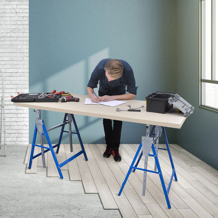 2x Stillstandere Folding Stands 7-fold høydejusterbare | Skanto