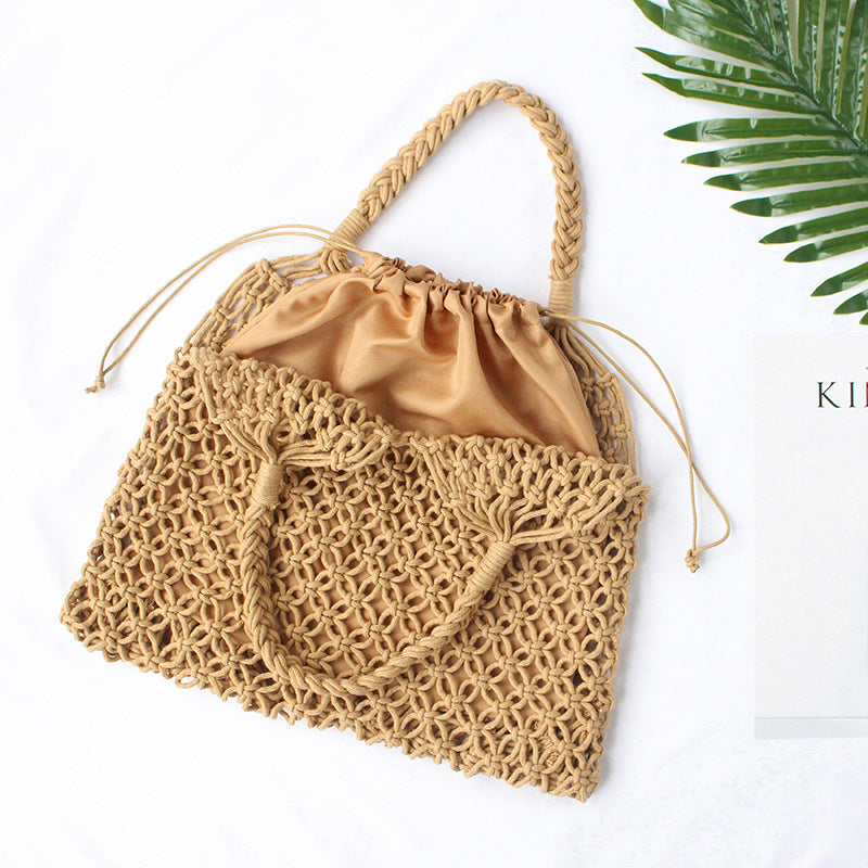 Heklet crossbody-veske Skanto