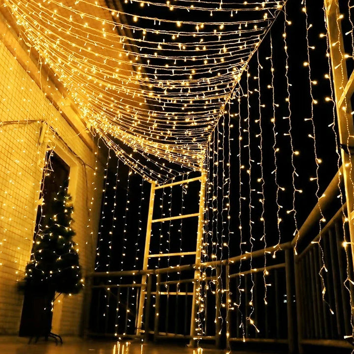 LED gardinlys for utendørsbruk – Vanntette eventyrlys for hage, balkong og terrasse | Skanto