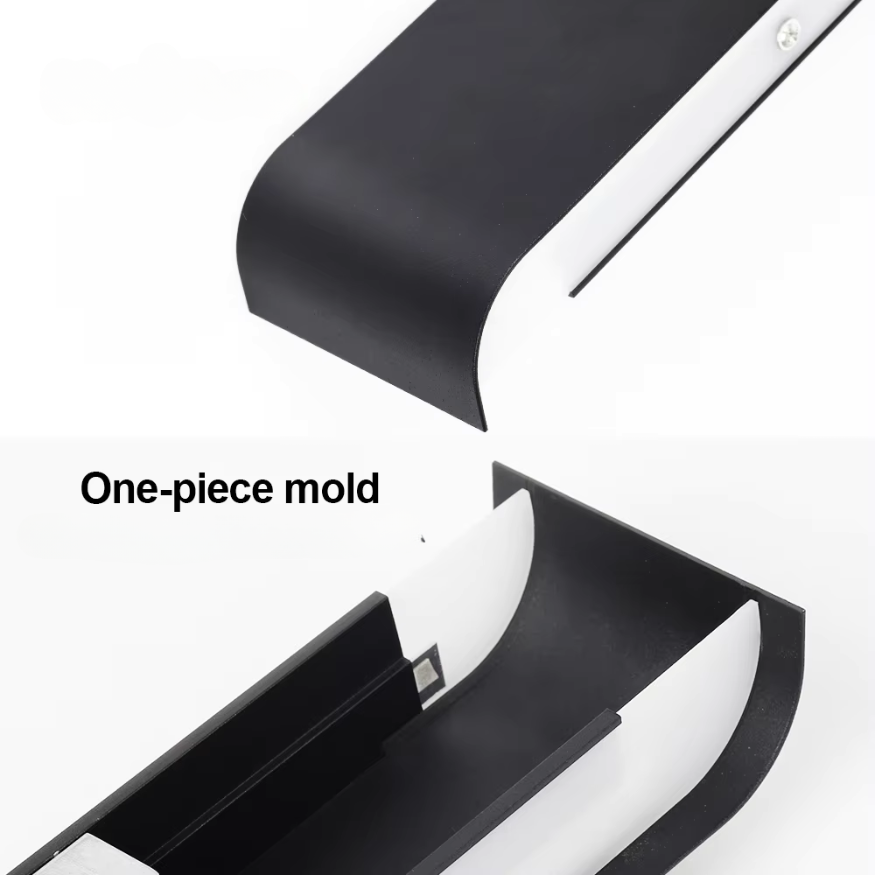 Skanto | Nordisk LED Vegglampe - Moderne Børstet Aluminum Innendørs Vegglampe