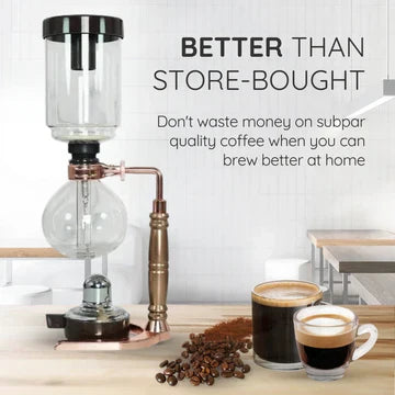 Japanske Siphon-Kaffeemaschine