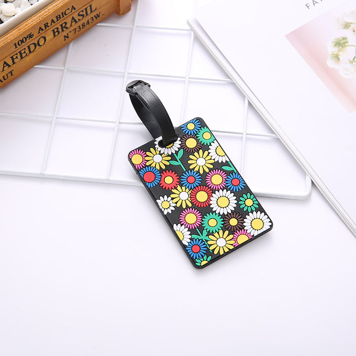 Unisex Geometric Pattern Travel Luggage Tag Skanto