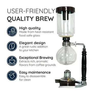 Skanto | Japansk Syphon Kaffe Maskin