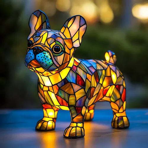 Skanto | Lumidog Håndlaget Lysende Hund Lampe – Ambient Belysning og Gave