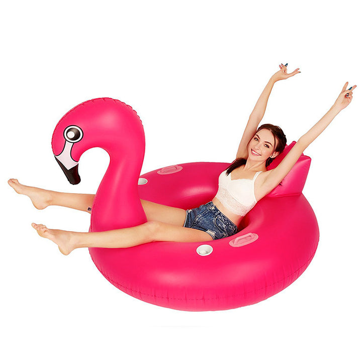 Kvinnenes oppblåsbare svømmeflamingo Skanto