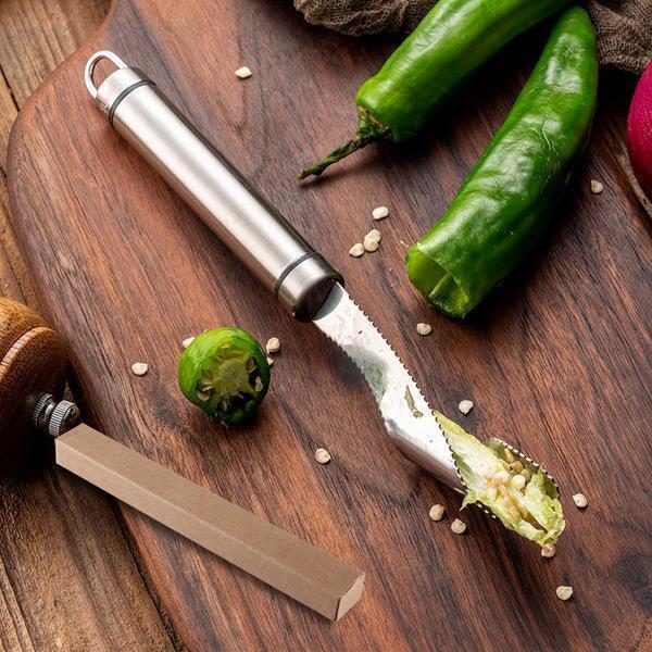 Rustfritt Stål Chili Kjernefjerner Paprika Frøfjerner | Skanto