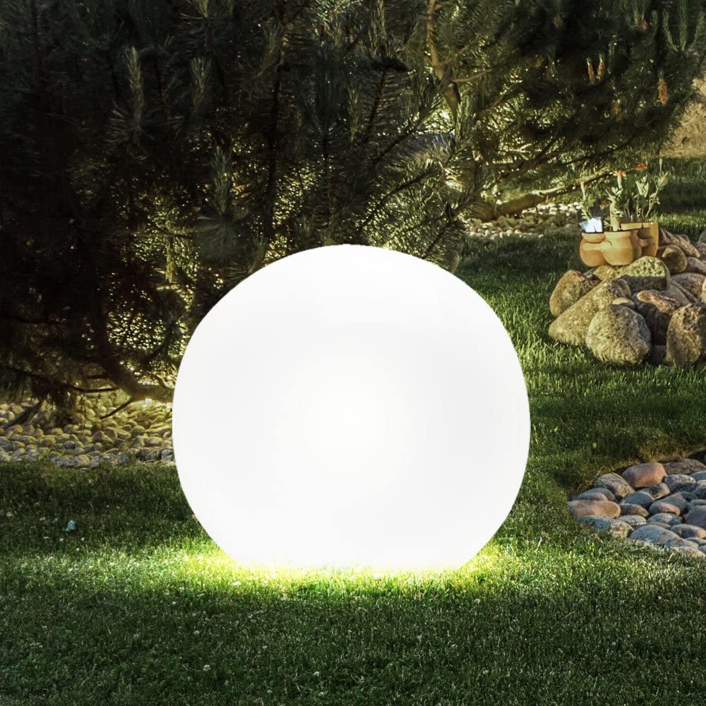 Flerfarget LED kule hage lampe med fjernkontroll | Skanto