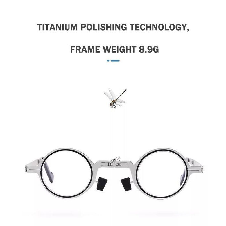 Skanto | Ultra Light Titan Material Skruefri Sammenleggbare Lesebriller