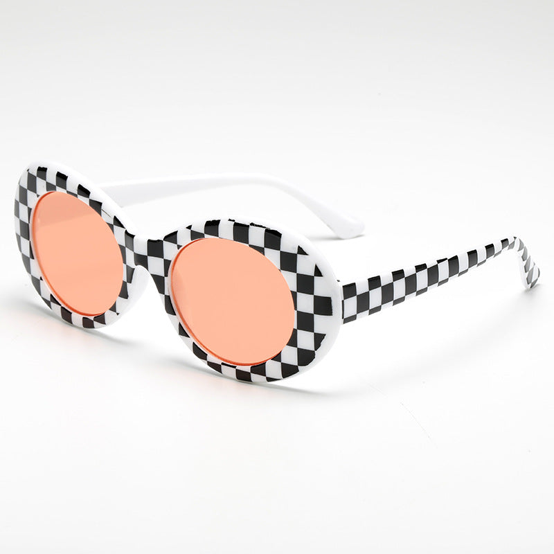Damer fashionable oval solbriller Skanto