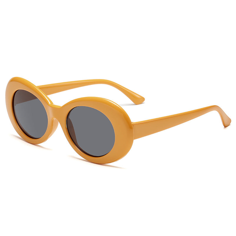 Damer fashionable oval solbriller Skanto