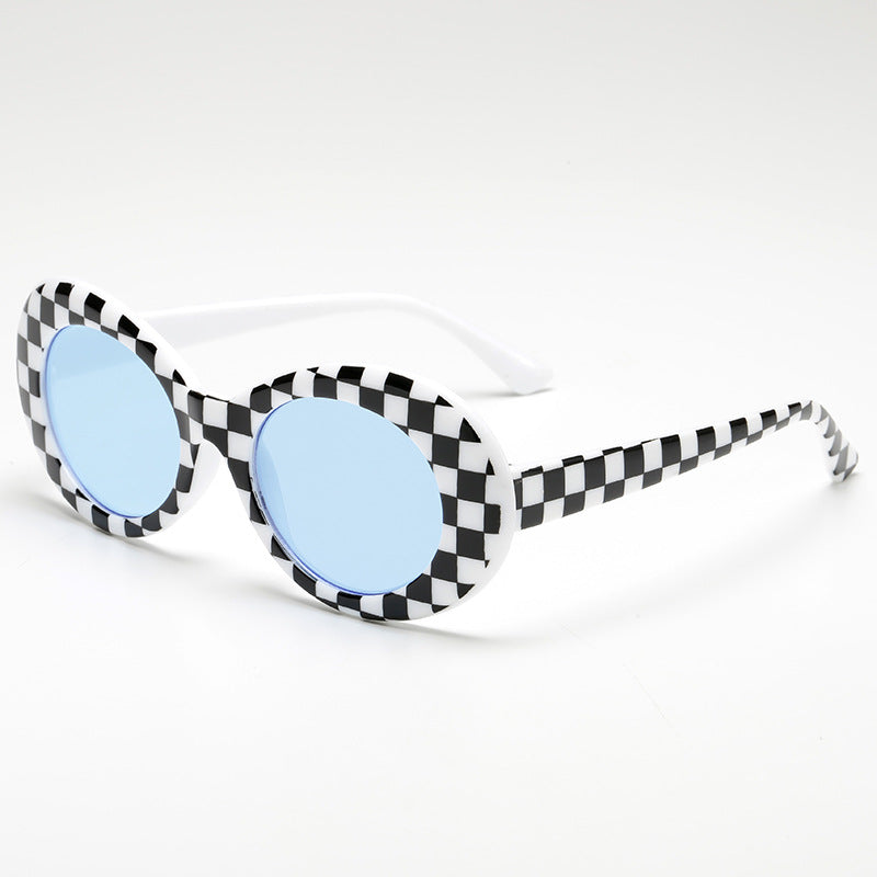 Damer fashionable oval solbriller Skanto