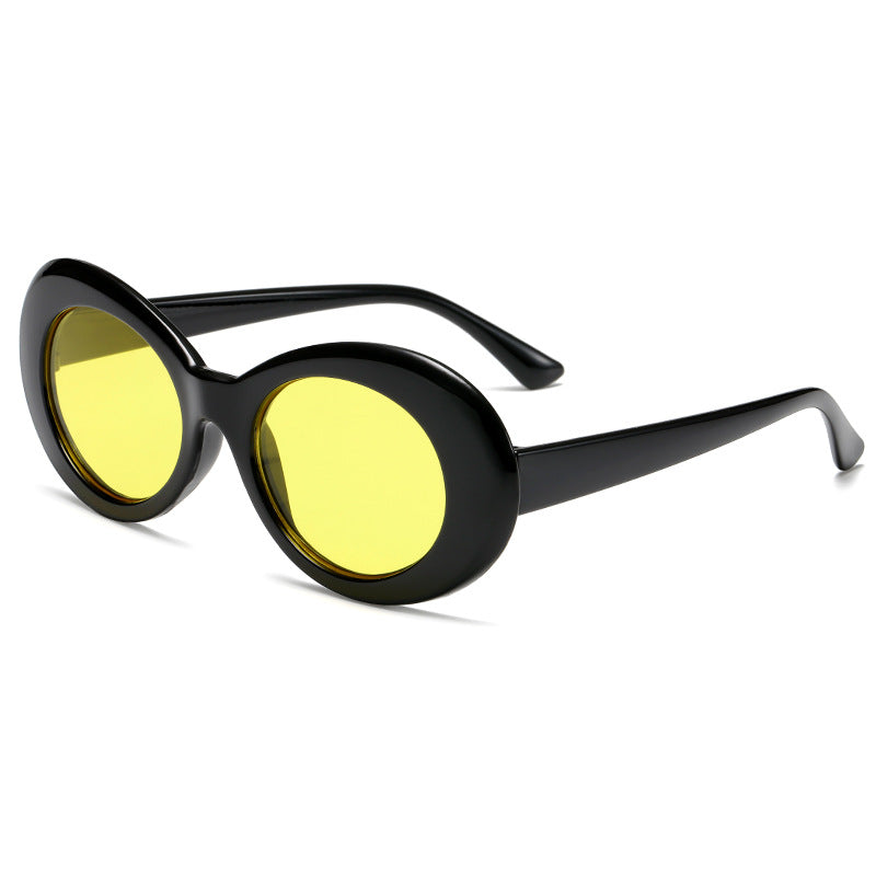 Damer fashionable oval solbriller Skanto