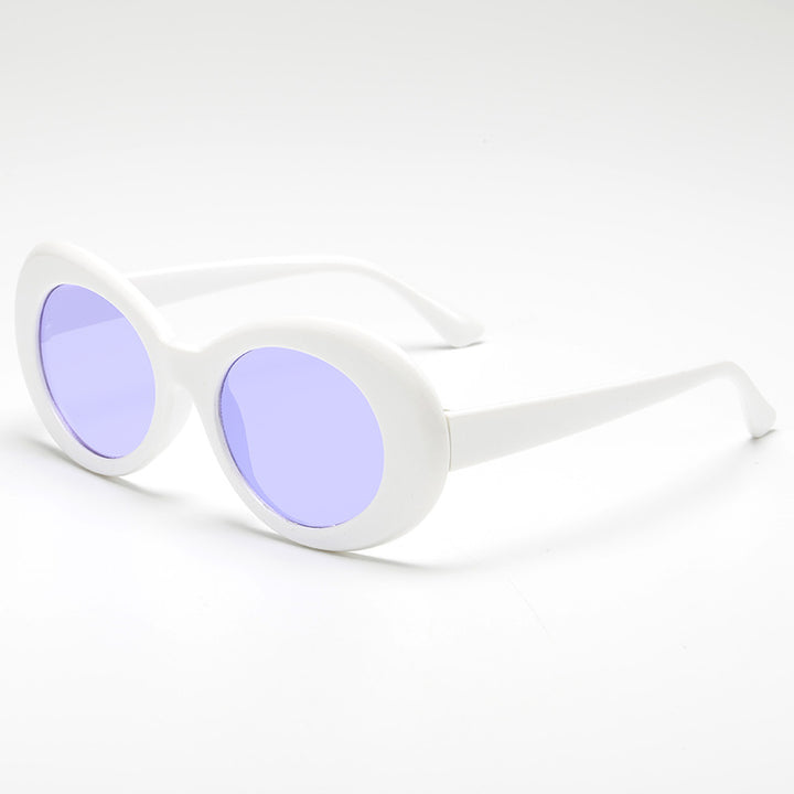 Damer fashionable oval solbriller Skanto