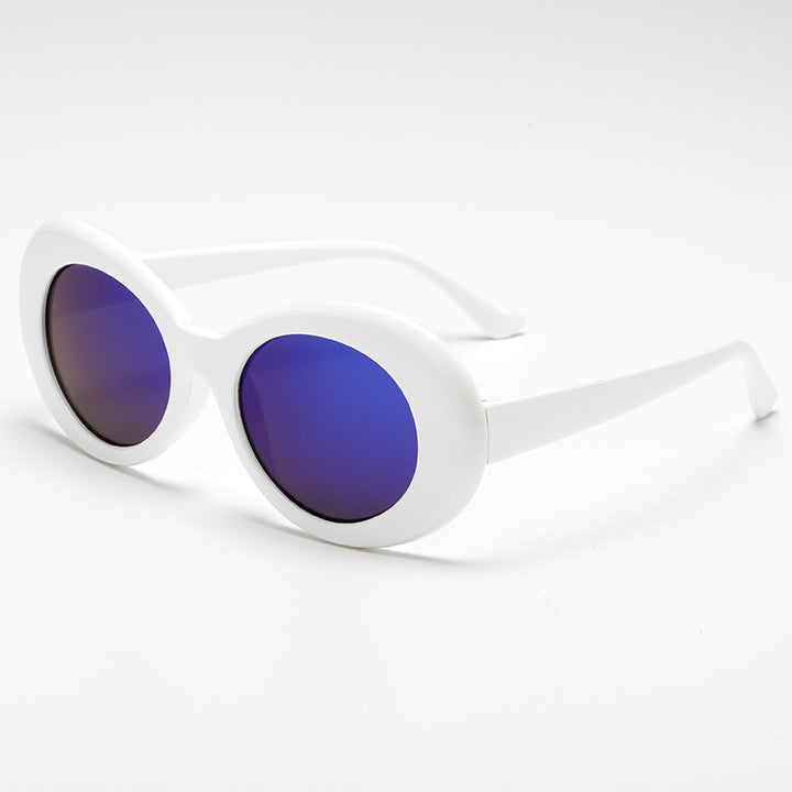 Damer fashionable oval solbriller Skanto