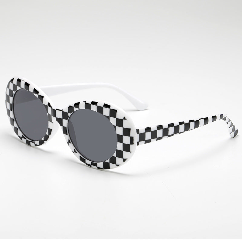 Damer fashionable oval solbriller Skanto