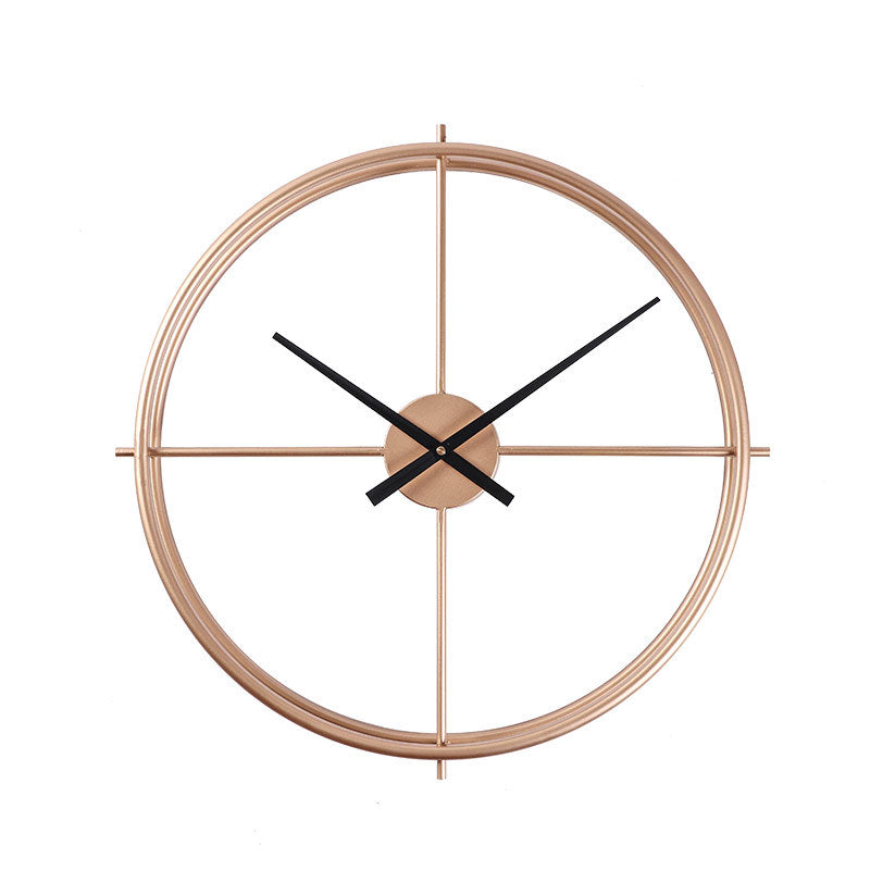 Skanto | Nordic Minimalist Stor Stille Veggklokke 20 Tommer
