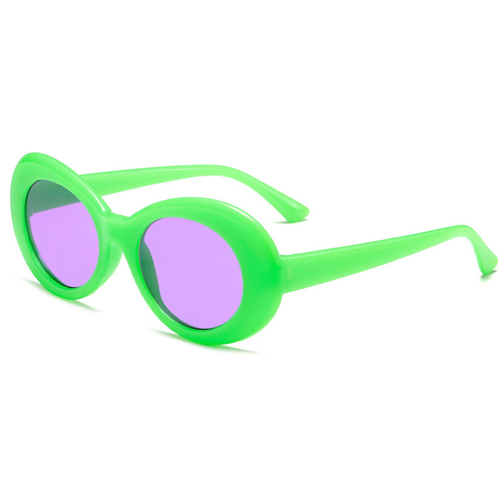Damer fashionable oval solbriller Skanto