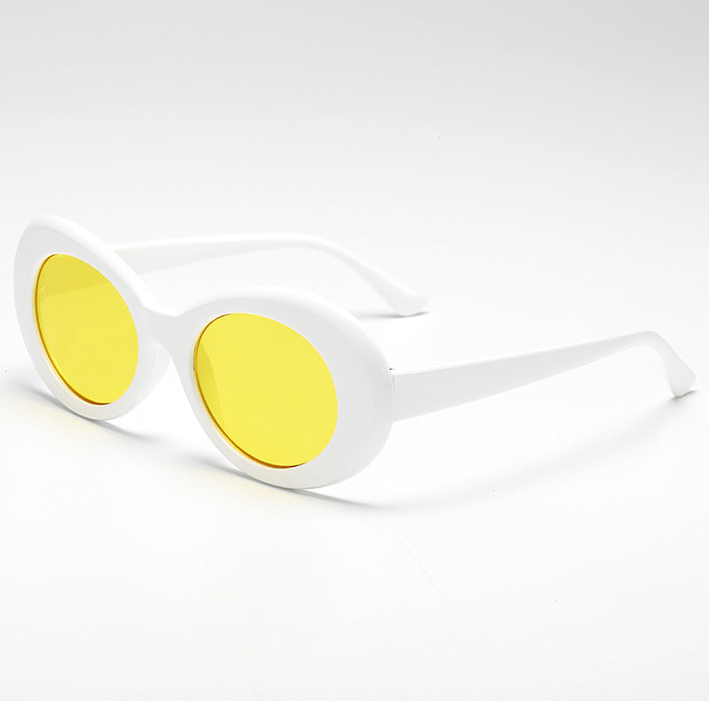 Damer fashionable oval solbriller Skanto