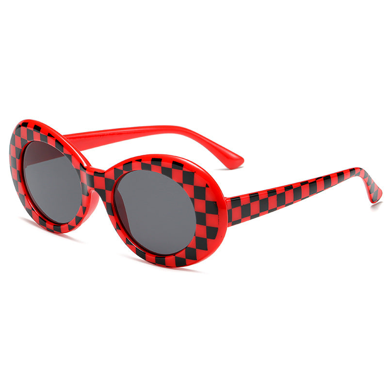 Damer fashionable oval solbriller Skanto