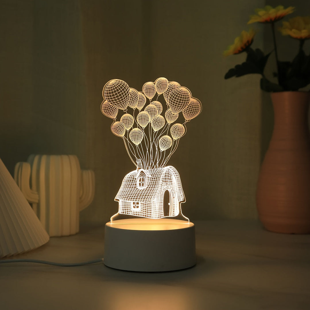 LumiBalloon – Unik 3D LED Ballonglampe USB Skanto