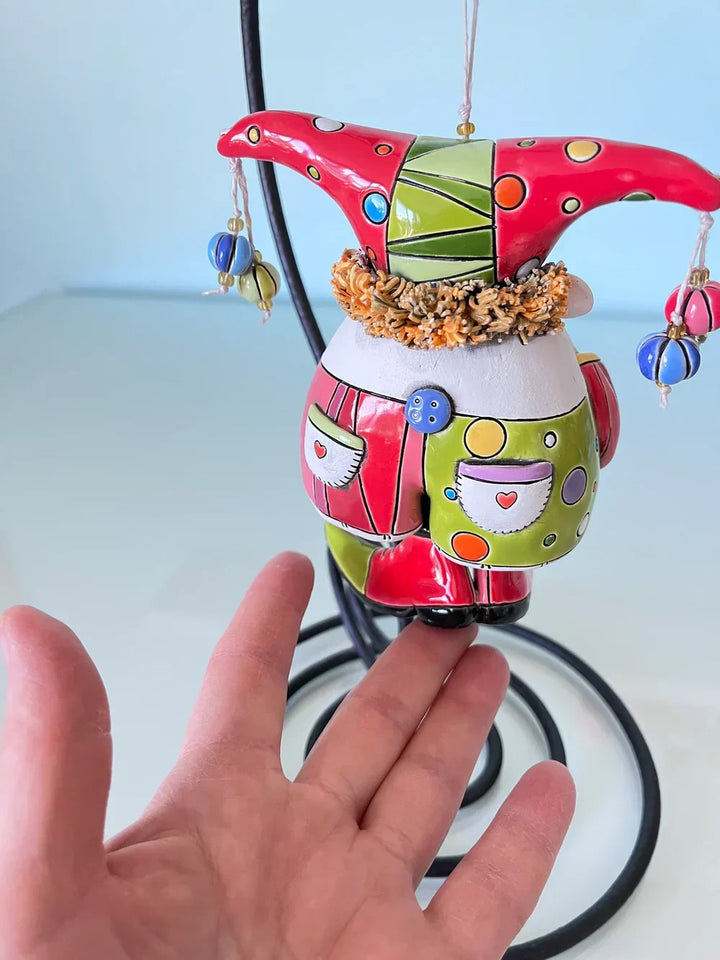 Skanto | Fargerike Jester Klokke Ornamenter