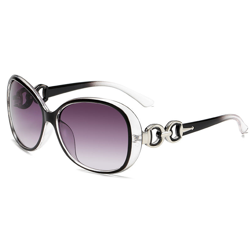 Dame luksuriøs oversized solbrille med elegant design Skanto