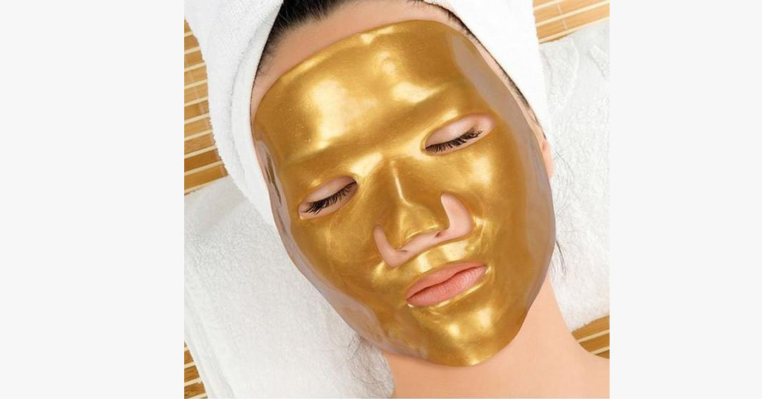 Skanto | Gylden Anti-Aging Luksuriøse Kollagen Hudpleie Masker