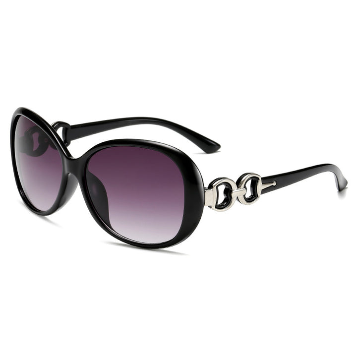 Dame luksuriøs oversized solbrille med elegant design Skanto