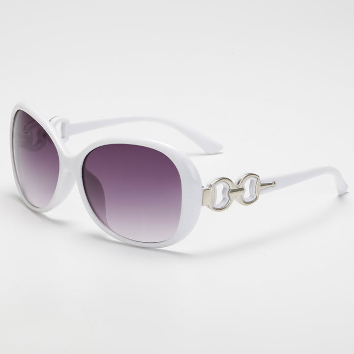 Dame luksuriøs oversized solbrille med elegant design Skanto