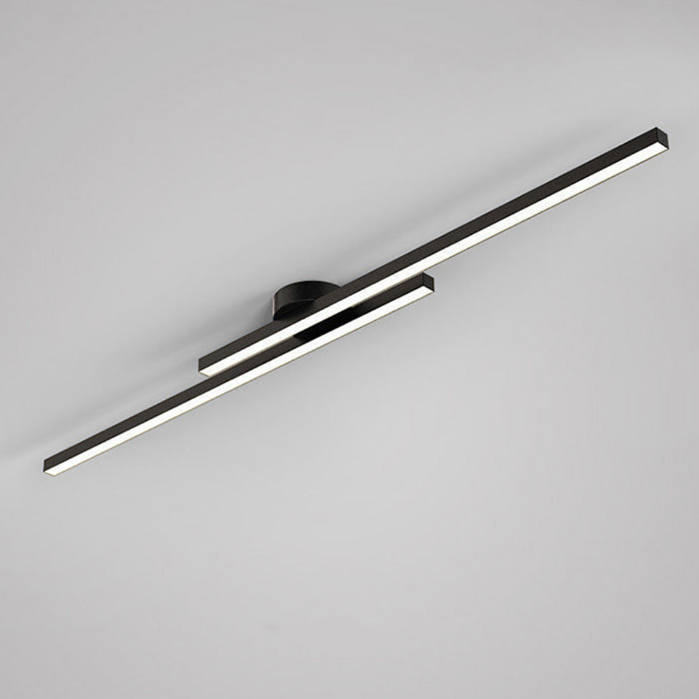 Skanto | Moderne Aluminium Semi Flush Mount LED Taklampe | Minimalistisk Design for Stue. Soverom & Gang