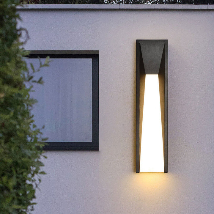 Vanntett Enkel Strip Design LED Utendørs Vegglampe | Skanto