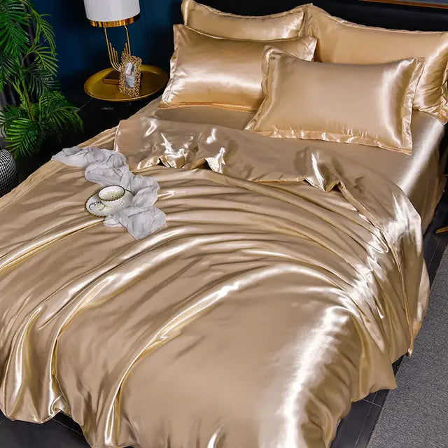 Skanto | Luksus Solid Satin Dynecover - SilkSerenity