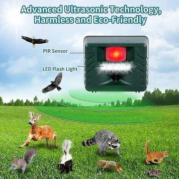 Skanto | Woodpecker Ultrasonic Repeller for Effective Bird Control - Bli kvitt hakkespetter