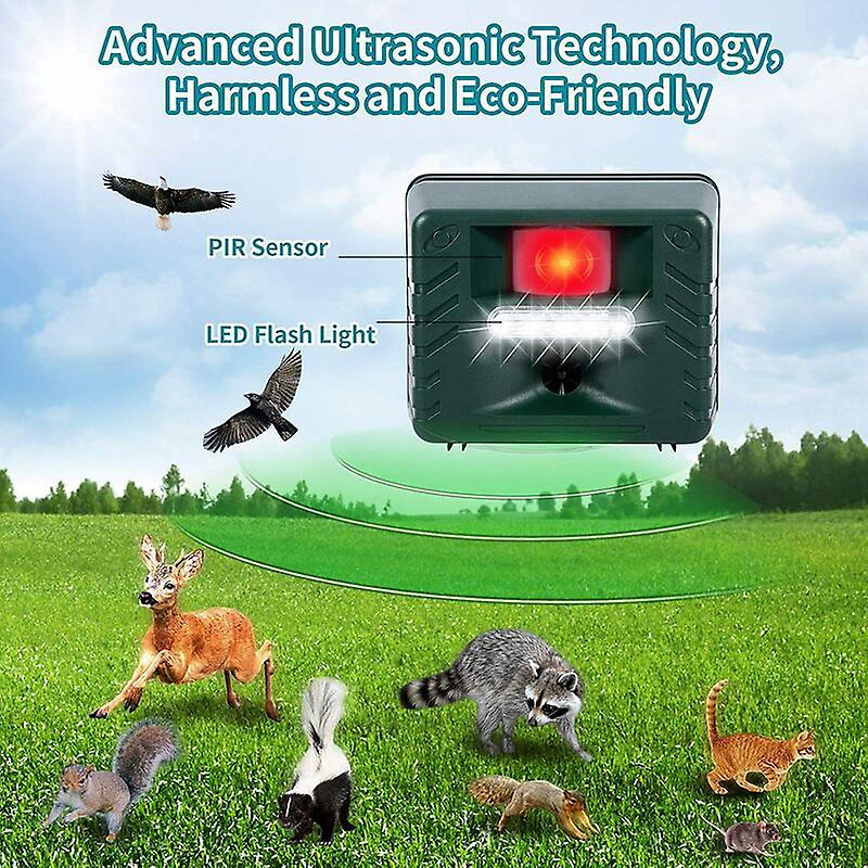 Skanto | Ultrasonic Woodpecker Repeller – Effektiv og human fugledeterrent for hager og hjem