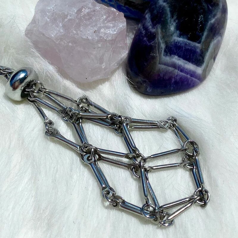 Skanto | Krystallstein Choker Halskjede