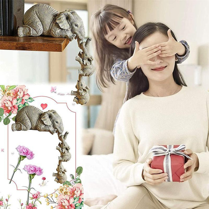 Skanto | Elefant sitter håndmalte figurer