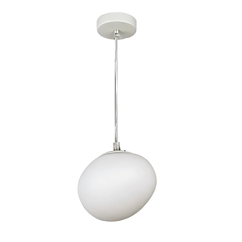 Skanto | GloStone | Elegant Glass Pebble Pendant Light